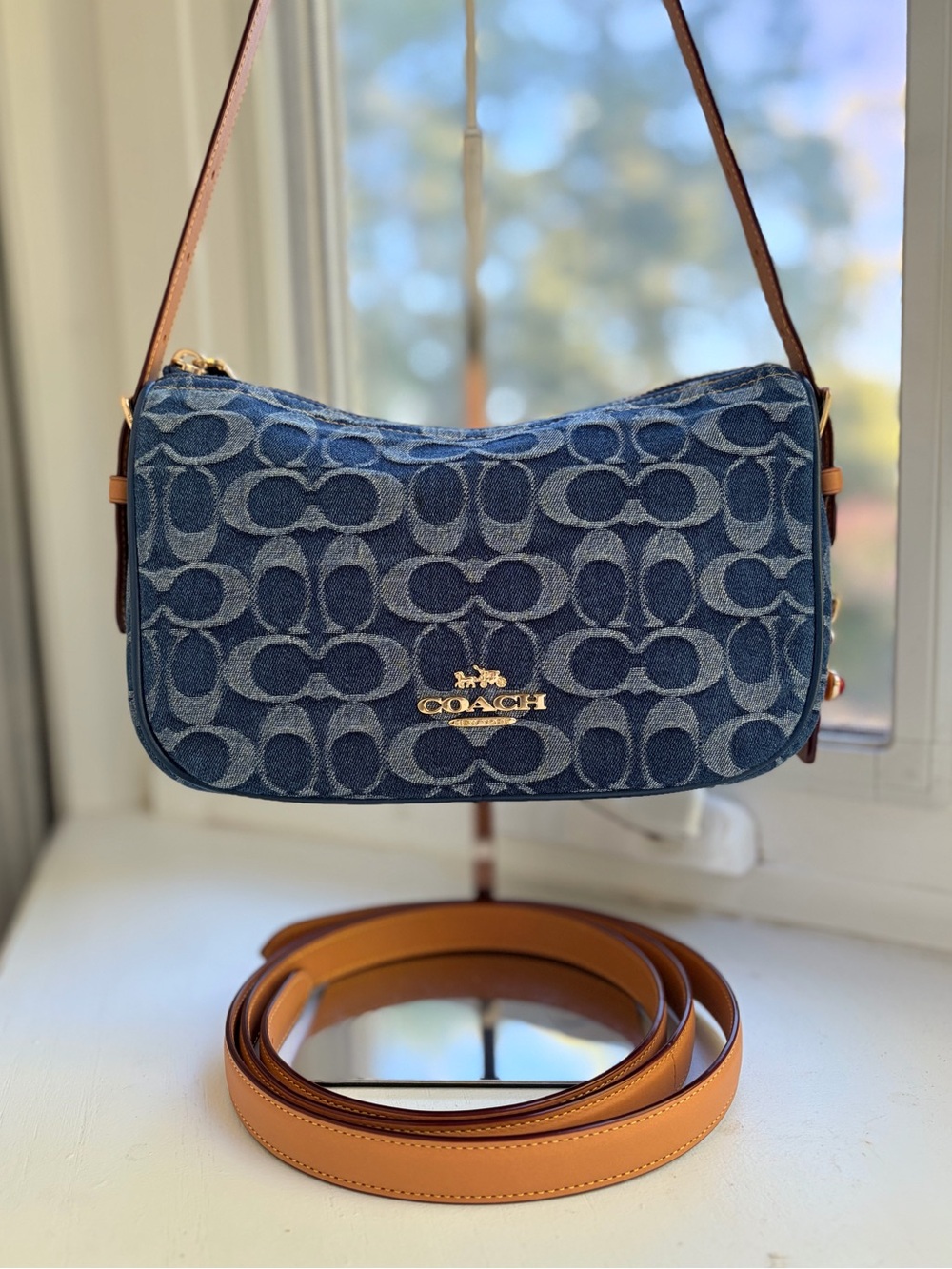 Coach Kailey Shoulder Bag in Signature Denim